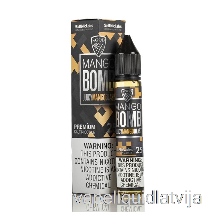 Mango Bomb - Vgod Saltnic - 30ml 50mg Vape šķidrums